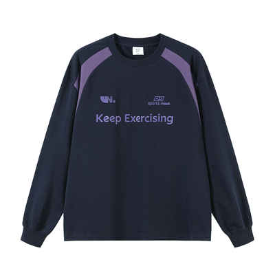 BENPANDA撞色足球服运动长袖T恤