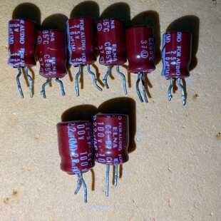 议价日本依娜FOR AUDIO红袍电容 25V10UF 6个维修
