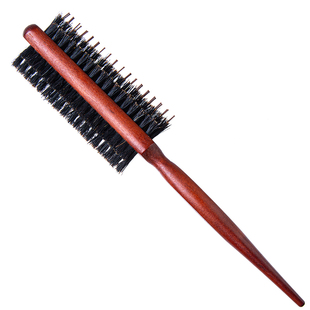 叶梳匠高颅顶蓬松梳子密齿猪鬃毛打毛梳小尖尾防静电造型专用梳子