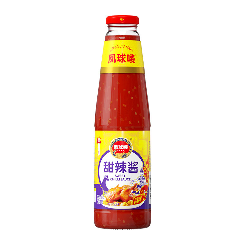 凤球唛甜辣酱泰式正宗家用0脂闽南炸鸡手抓饼蘸酱760g大瓶调味酱