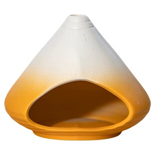 陶瓷小壁炉圣木香炉香薰炉子雪松干枝炉燃烧熏香炉鼠尾草干烧熏炉