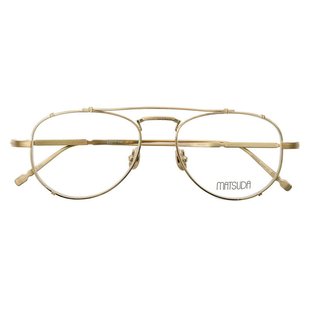 日本MATSUDA松田眼镜框飞行员潮流超轻纯钛男女款时尚眼镜架M3142