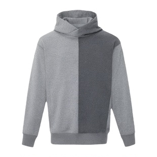 马登工装 美式复古灰色连帽卫衣vintage阿美咔叽运动帽衫外套男春