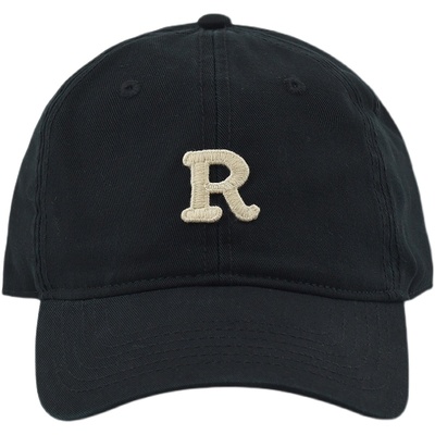 BACKNOW纯棉R字母软顶棒球帽