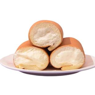 老式奶油面包奶油卷蛋糕怀旧小零食下午茶甜品网红奶油虎皮瑞士卷