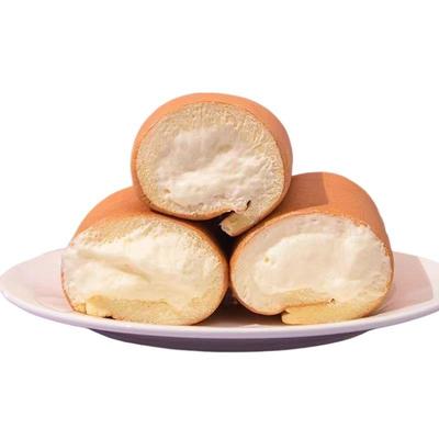 老式奶油面包奶油卷蛋糕怀旧小零食下午茶甜品网红奶油虎皮瑞士卷