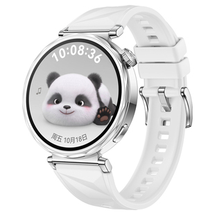 适用华为手表表带gt5女款高级感gt6硅胶氟橡胶gt5pro表带原装腕带官方同款gt4手表带女士专用新年红色冬季