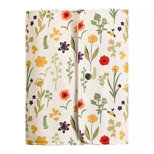 高颜值孕检收纳册布艺孕期档案册报告单产检包怀孕检查记录资料文件夹孕妈b超建档手册本初期必备用品收纳袋