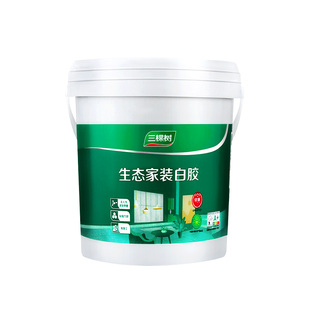 三棵树生态白乳胶优品白胶大桶木工胶粘净味型木头强力DIY手工胶