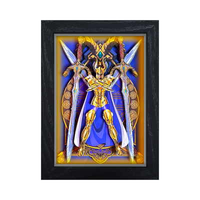 圣斗士摩羯座修罗灯光3D立体画