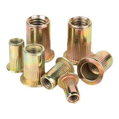 欧帝利平头母柱条纹拉铆螺帽