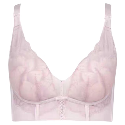 都市丽人提拉塑形蕾丝聚拢文胸