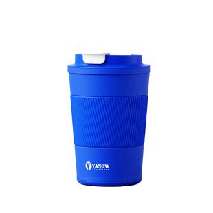 Vanow保温水杯随行女学生男士车载便携2025新款克莱因蓝咖啡杯子