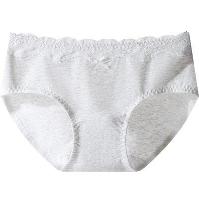 OOCO蕾丝边纯棉内裤3条装