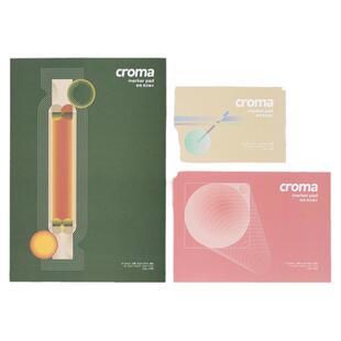 croma歌马马克笔本A4A3学生专业手绘本动漫服装设计马克笔专用纸速写本手绘图纸230克加厚180克涂鸦空白画纸