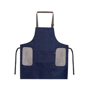 高档围裙家用厨房夏季工作服女2026新款餐饮专用围腰定制logo印字