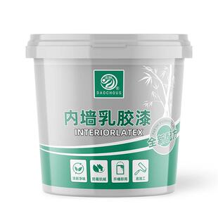 道酬内墙乳胶漆清新净味抗甲醛家用自刷室内墙面修复翻新白色墙漆