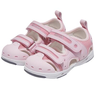 基诺浦机能鞋夏款学步鞋包头魔术贴鞋子男女宝宝凉鞋1315