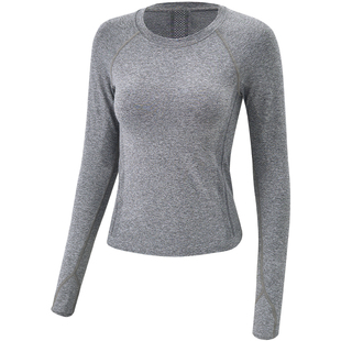 【羽织系列】gigt极吉瑜伽服女普拉提健身上衣无缝一体织运动T恤