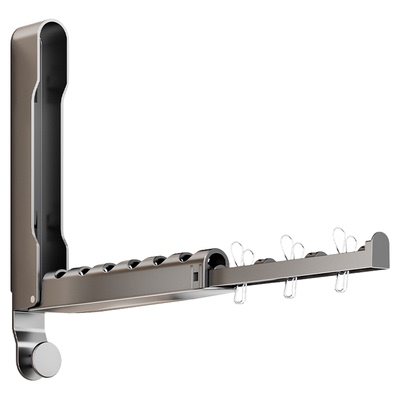 办公室衣柜隐形伸缩挂衣架