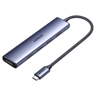 UGREEN绿联typec转usb扩展器网口转换器usb分线器读卡器PD供电