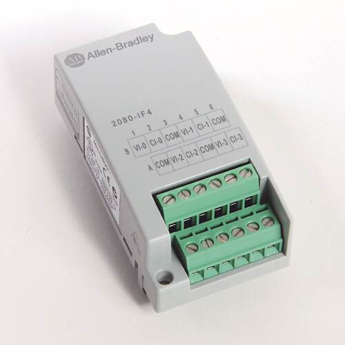 议价2080-IF4美国罗克韦尔AB全新Micro800模拟输入插件2080IF4质