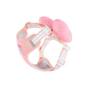 可爱蝴蝶猫咪胸背绳猫狗通用牵引绳胸背带可调节防挣脱外出神器