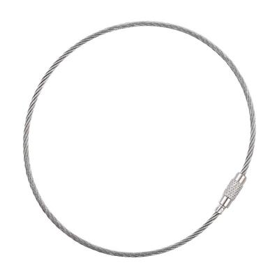 线圈钥匙扣钢丝不锈钢吊丝