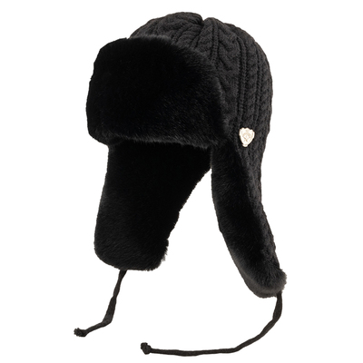 NicePuss秋冬针织防风毛线雷锋帽