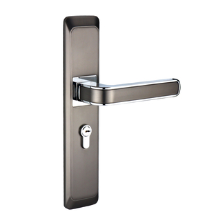 固特门锁室内卧室静音美式北欧黑色简约卫生间门把手实木房门锁具