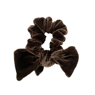 有调性的真丝小耳朵~发圈头饰丝绒发绳发饰后脑勺盘发头绳韩国女