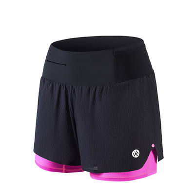 必迈跑步竞速短裤2寸二合一