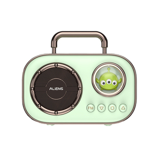 正版授权迪士尼炫彩灯光蓝牙小音箱超迷你户外携带式太空舱小音响