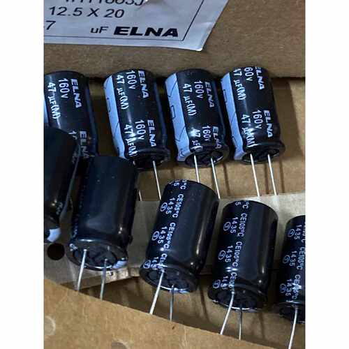 160v47uf伊娜Elna电解电容12*20原包装全新不拆