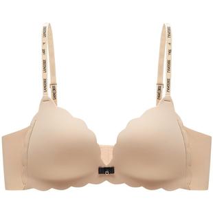 【李一桐同款】兰卓丽小花波小胸聚拢无钢圈收副乳防下垂内衣套装