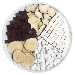 猪苓汤丸原材包倪海厦荐精选阿胶猪苓滑石茯苓泽泻7副装煮水正品