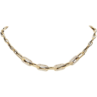 CAROMAY复古链条项链女ins简约冷淡风颈链欧美嘻哈网红百搭锁骨链