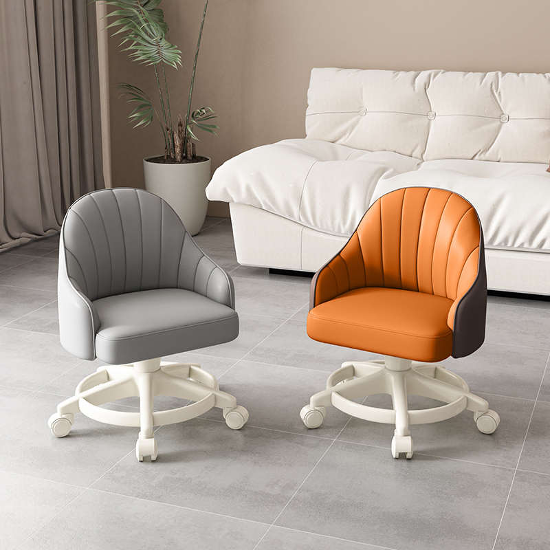 小凳子家用矮凳轻奢高级感客厅茶几圆凳靠背滑轮移动万向轮小椅子