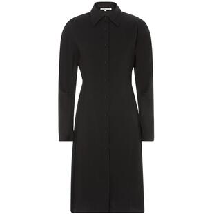 【折扣】INSPIRE STORIES后背露腰通勤长袖衬衫收腰连衣裙