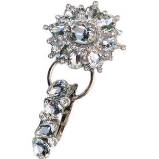 水钻扣子纽扣貂皮裘皮皮草大衣水貂 高档新款领口装饰鸭嘴扣1701