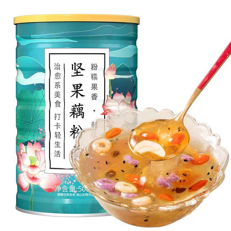 凤梨芒芒藕粉羹儿童早餐枇杷雪梨