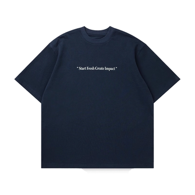 VMCL复古照片喷墨印花短袖T恤男