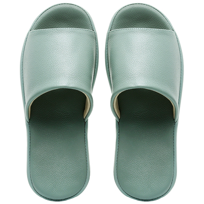 居家牛皮情侣凉拖鞋防滑防臭软底