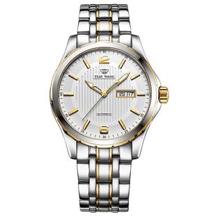 男士手表爸爸款 天王表商务双日历自动机械表生日新年礼物5732