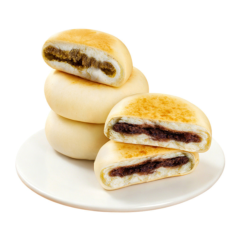 江小燕鲜奶绿豆饼红豆饼休闲零食