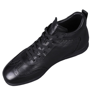 真皮男鞋2025新款高帮板鞋男系带百搭欧洲站男靴秋冬潮流休闲皮鞋