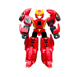 森宝积木人盲盒炫卡斗士3拼装机器人全套模型炫蓝雷霆王儿童玩具