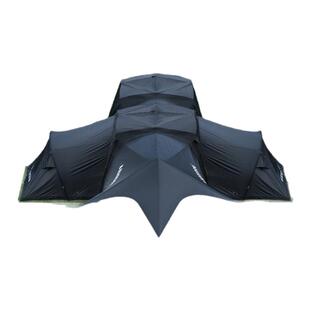 BLACKDOG黑狗速開天幕戶外夏季露營防曬免搭建遮陽棚黑膠穹頂帳篷