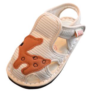 宝宝凉鞋夏男童2026新款2岁女宝宝软底布鞋室内鞋学步地板鞋儿童3