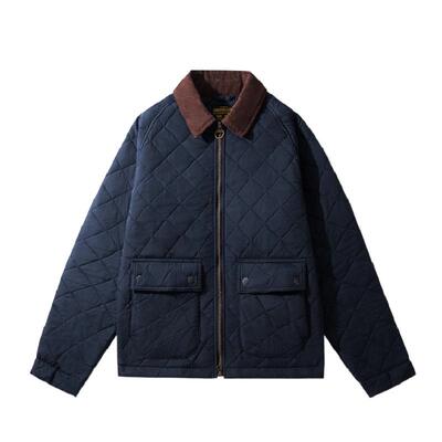 BBR经典复刻菱形夹克巴恩风棉衣